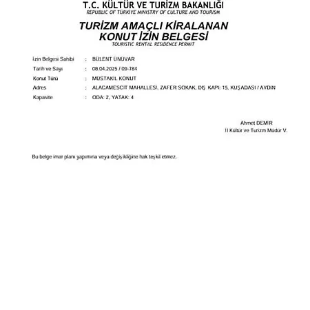 Apartment Authentic Detached House In Center Kusadasi